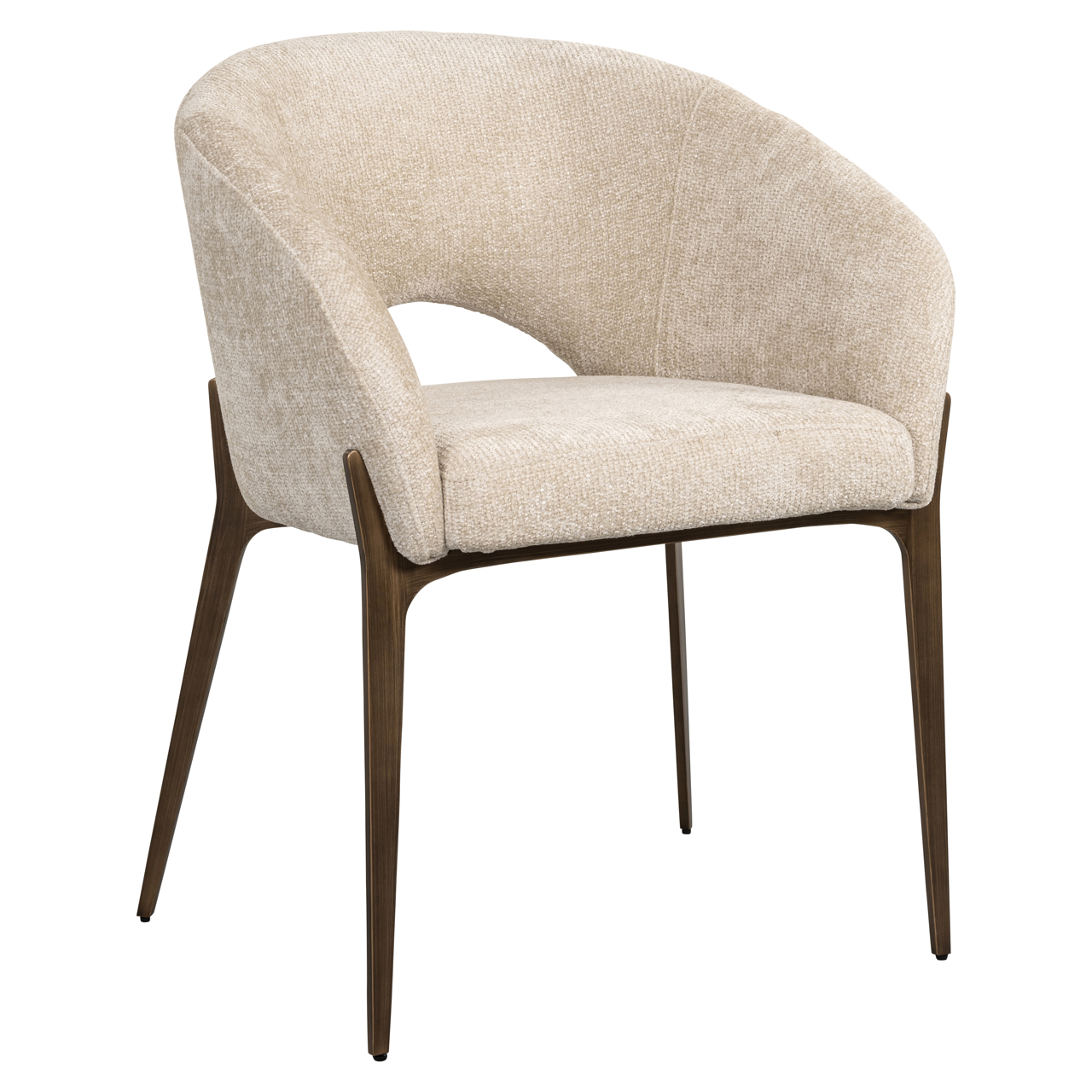 Richmond Interiors Eetkamerstoel Kenzi cream unicorn