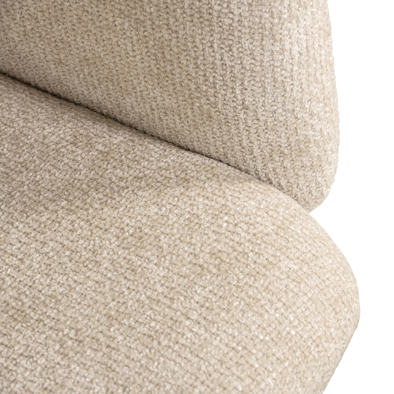 Richmond Interiors Eetkamerstoel Madeline cream unicorn swivel