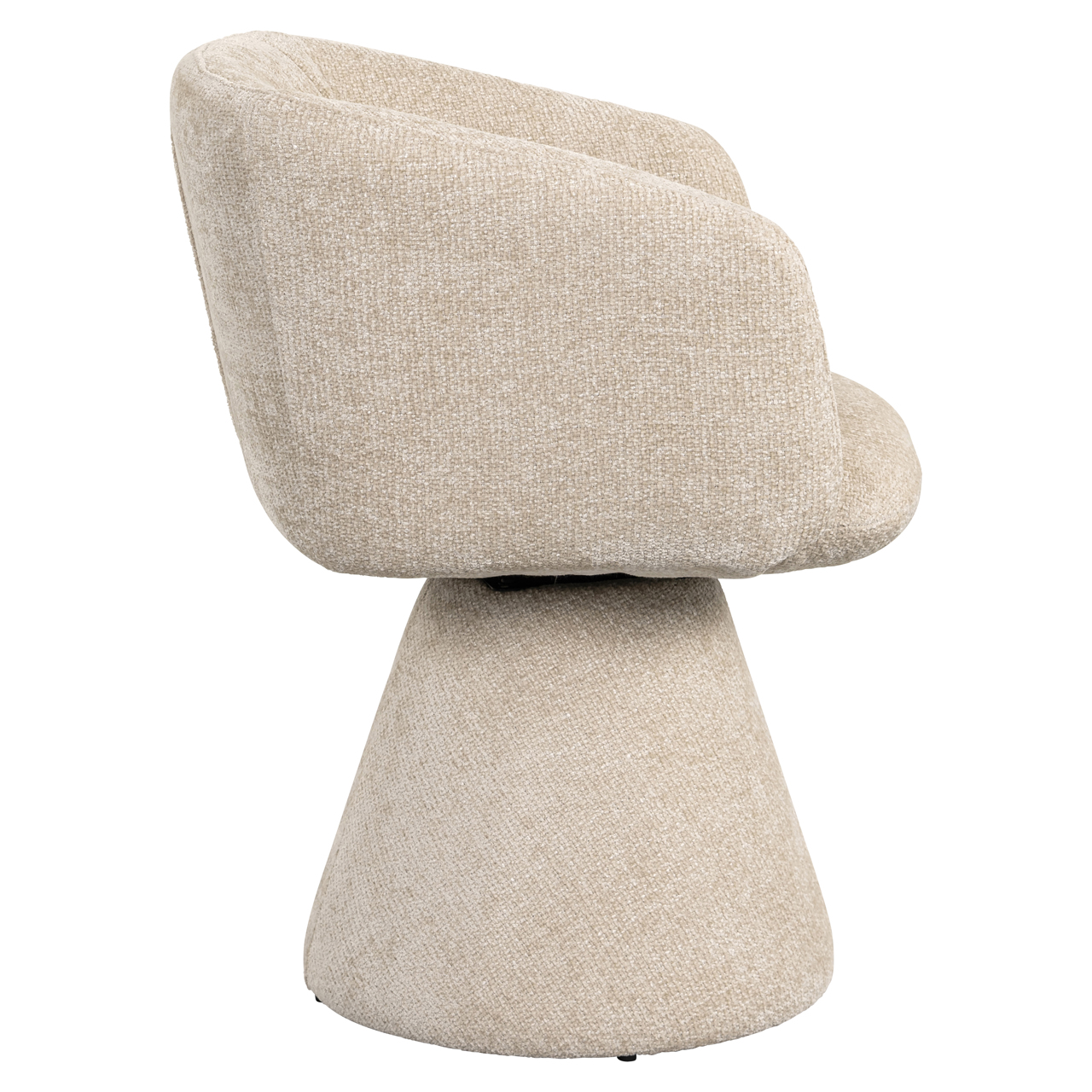 Richmond Interiors Eetkamerstoel Madeline cream unicorn swivel