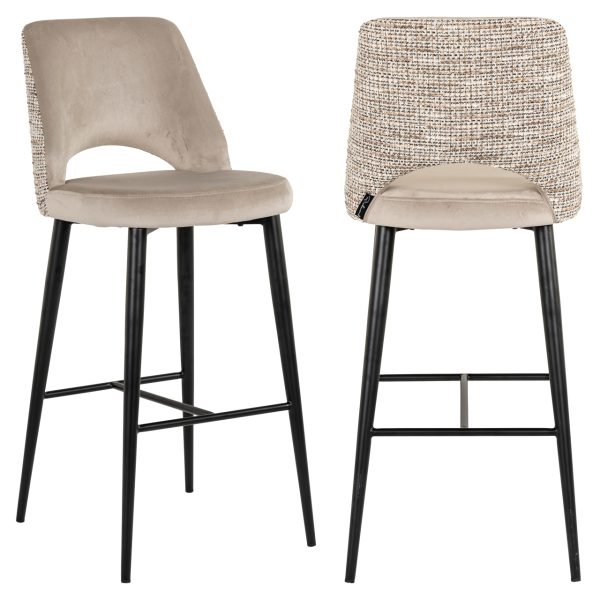 Richmond Interiors Barstoel Tabitha trendy nature fire retardant