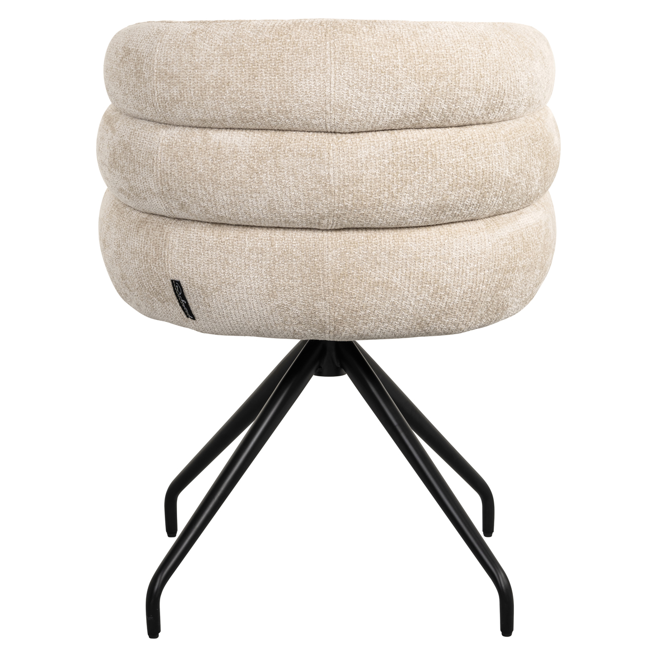 Richmond Interiors Eetkamerstoel Kayla cream unicorn swivel