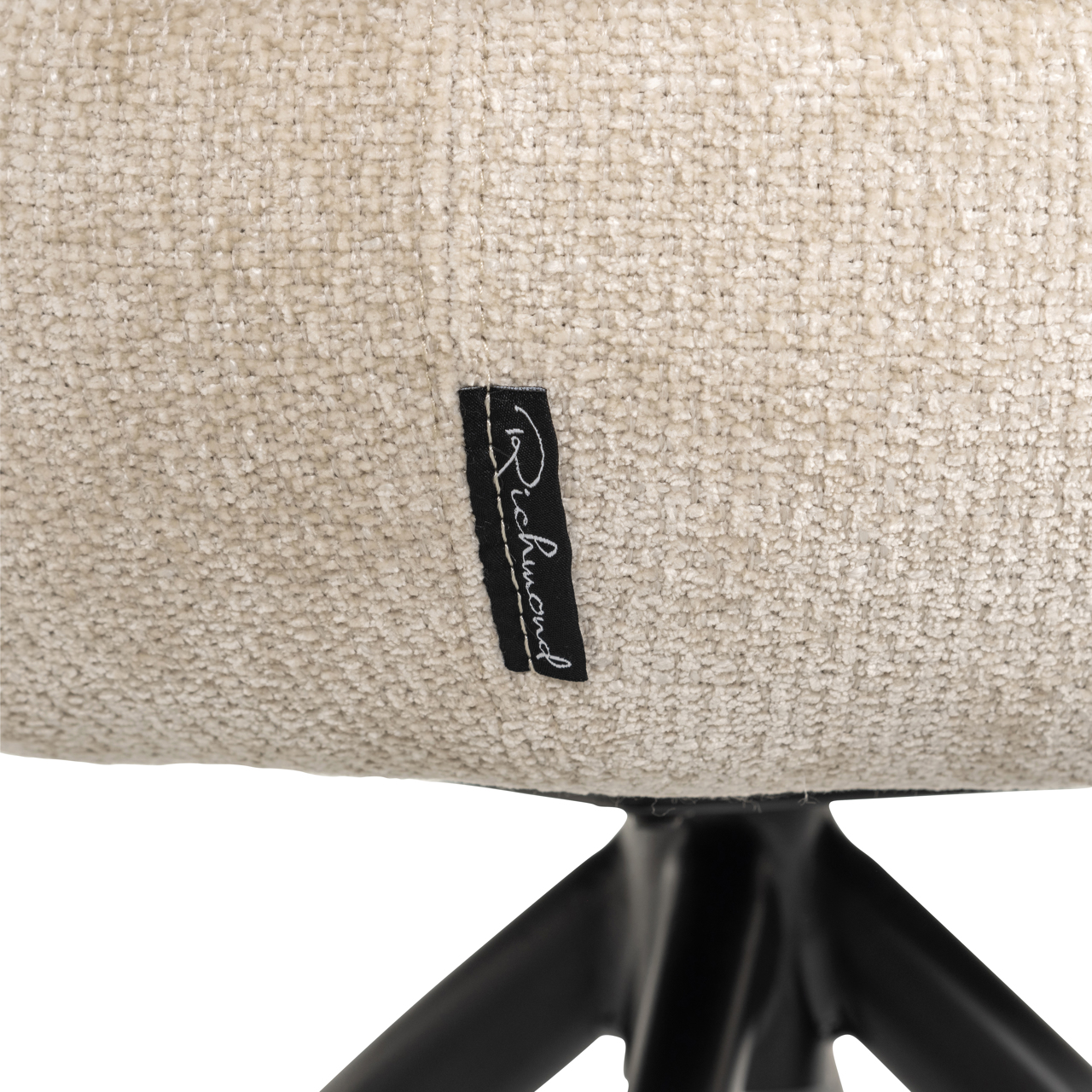 Richmond Interiors Eetkamerstoel Kayla cream unicorn swivel