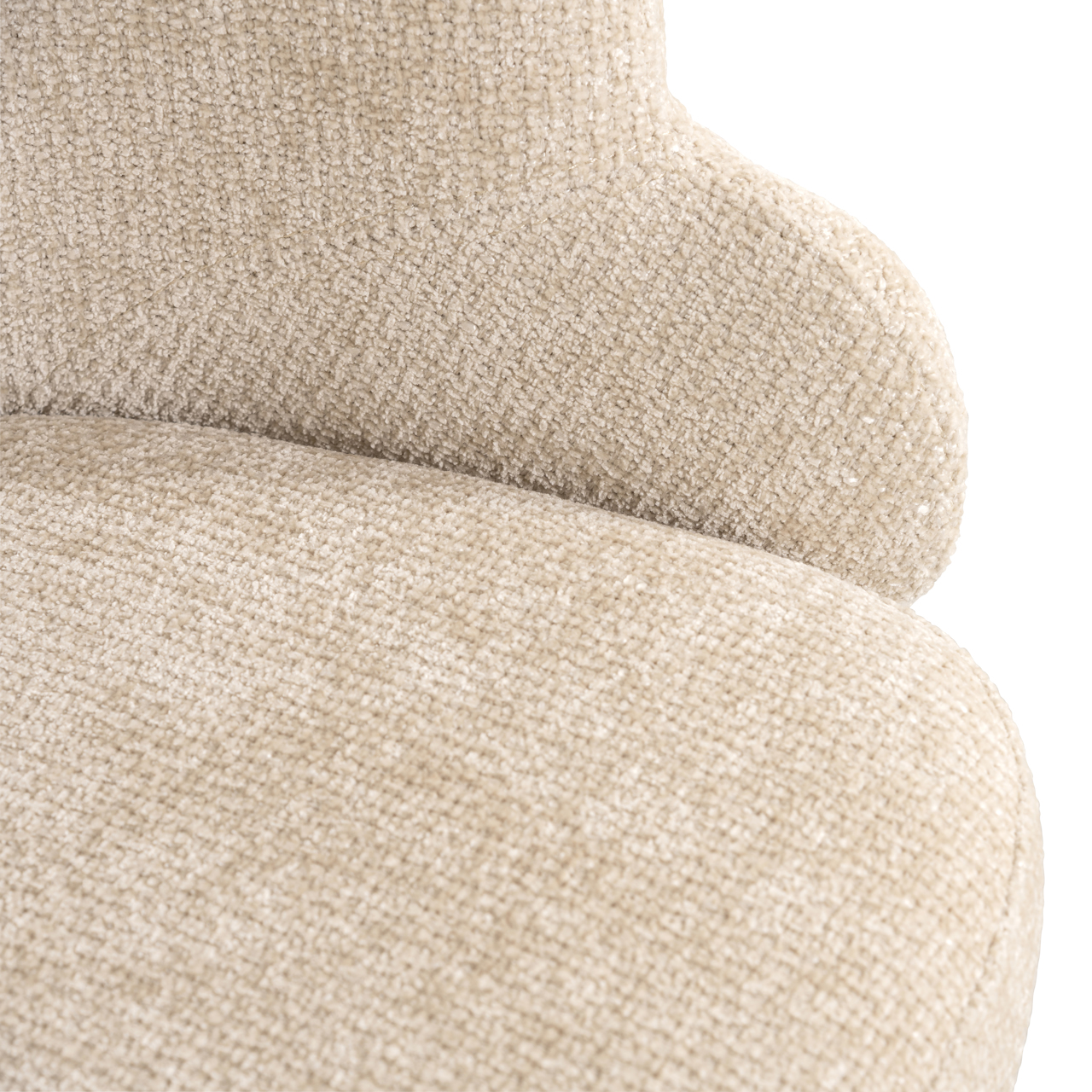 Richmond Interiors Eetkamerstoel Kayla cream unicorn swivel