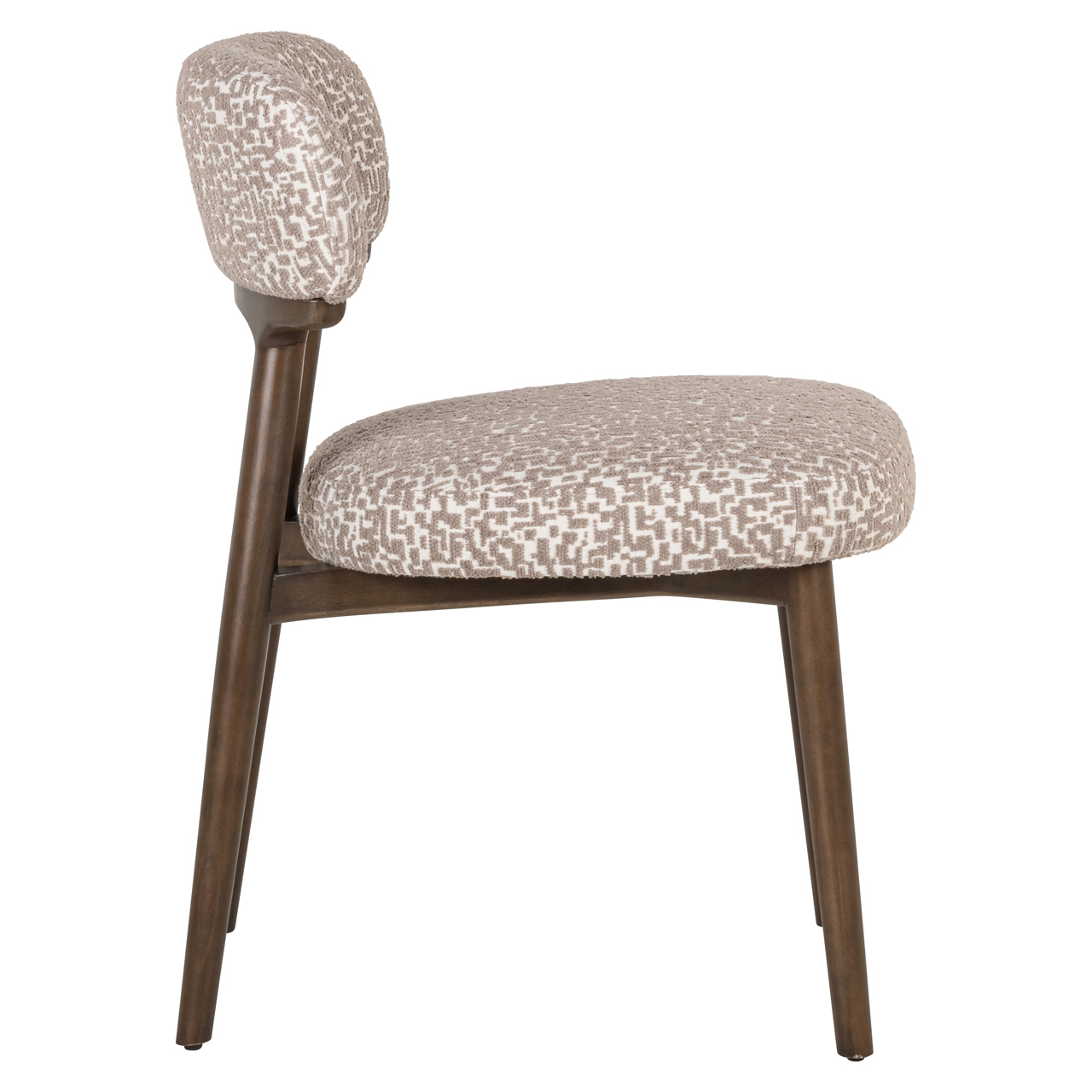 Richmond Interiors Eetkamerstoel Basker natural geo (Set of 2)