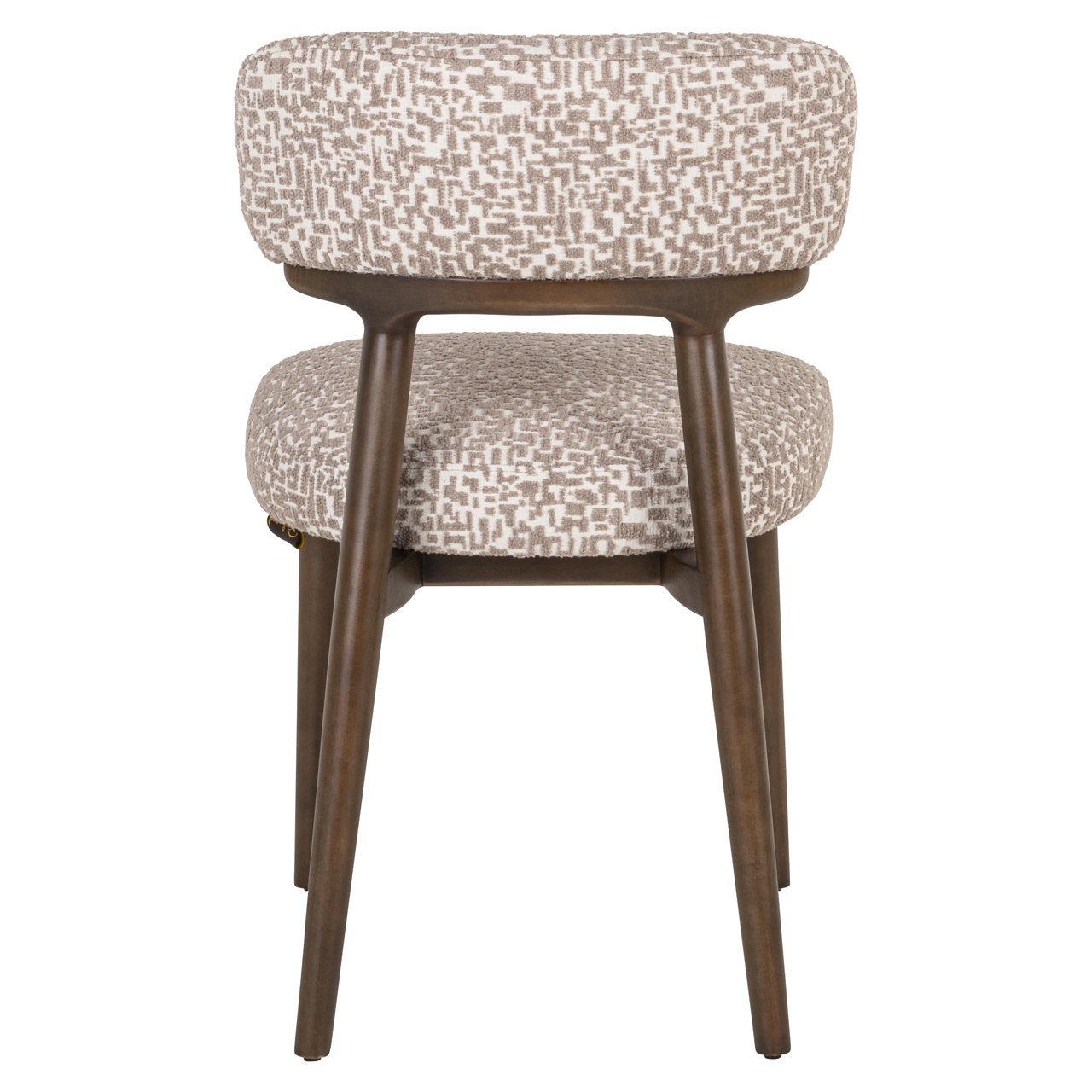 Richmond Interiors Eetkamerstoel Basker natural geo (Set of 2)