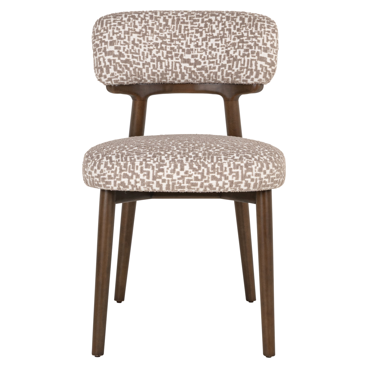 Richmond Interiors Eetkamerstoel Basker natural geo (Set of 2)