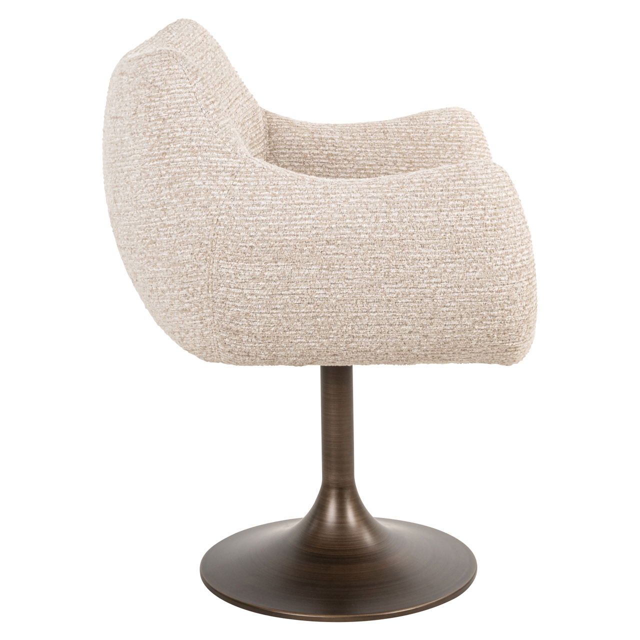 Richmond Interiors Eetkamerstoel Aldo natural linear swivel