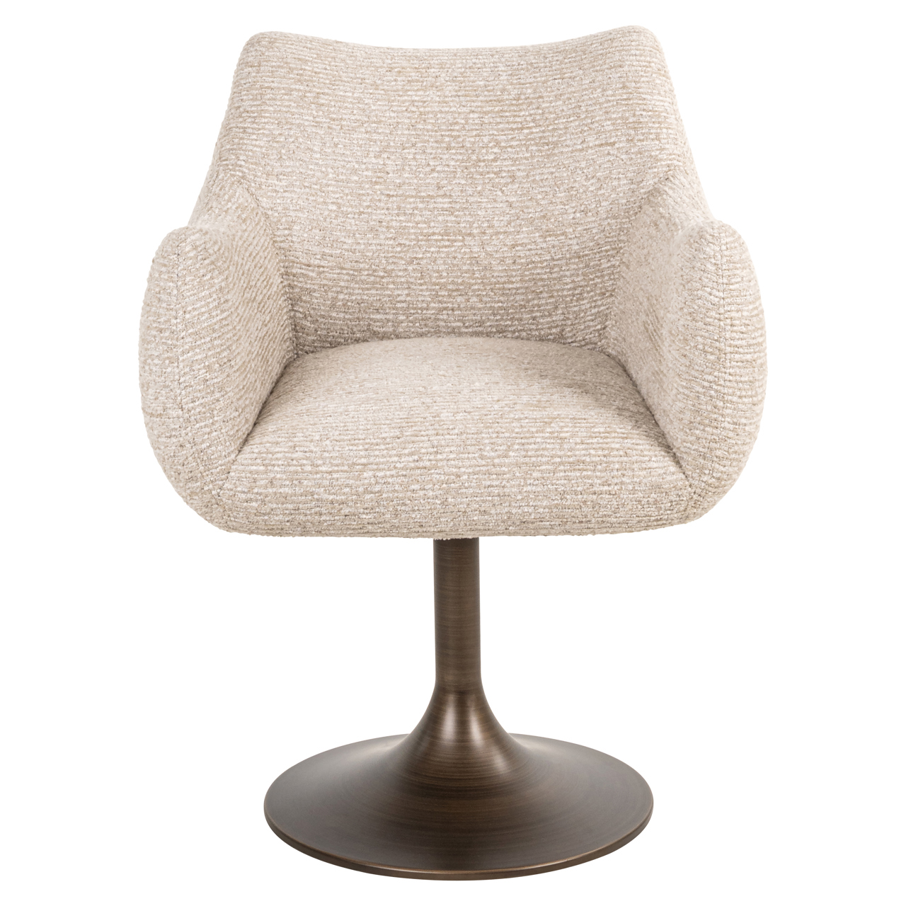 Richmond Interiors Eetkamerstoel Aldo natural linear swivel