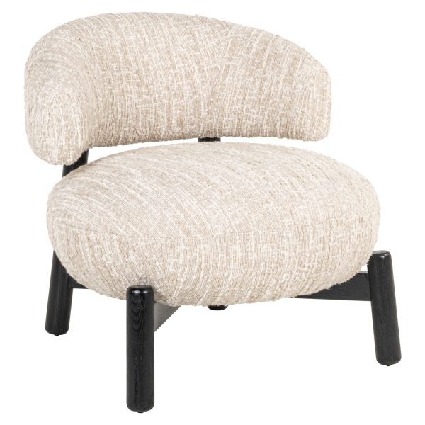Richmond Interiors Lounge stoel Ornella beige angora