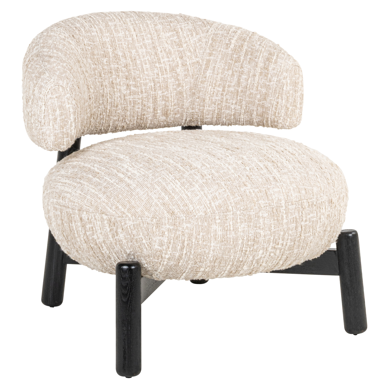 Richmond Interiors Lounge stoel Ornella beige angora