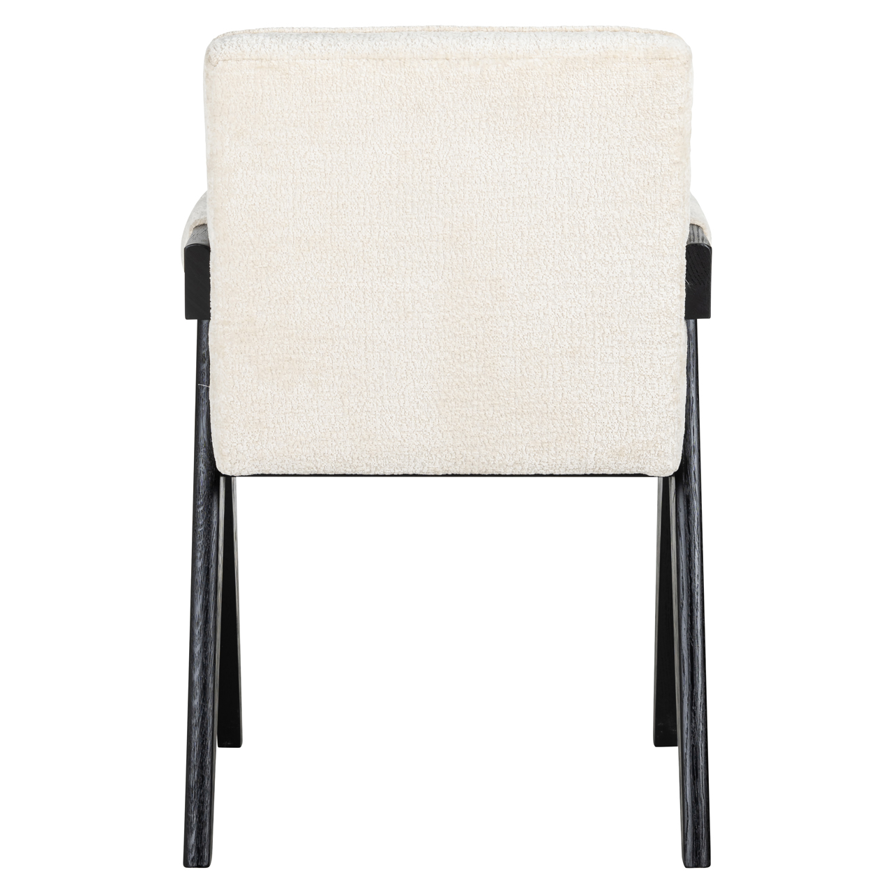 Richmond Interiors Eetkamerstoel Cooper white chenille