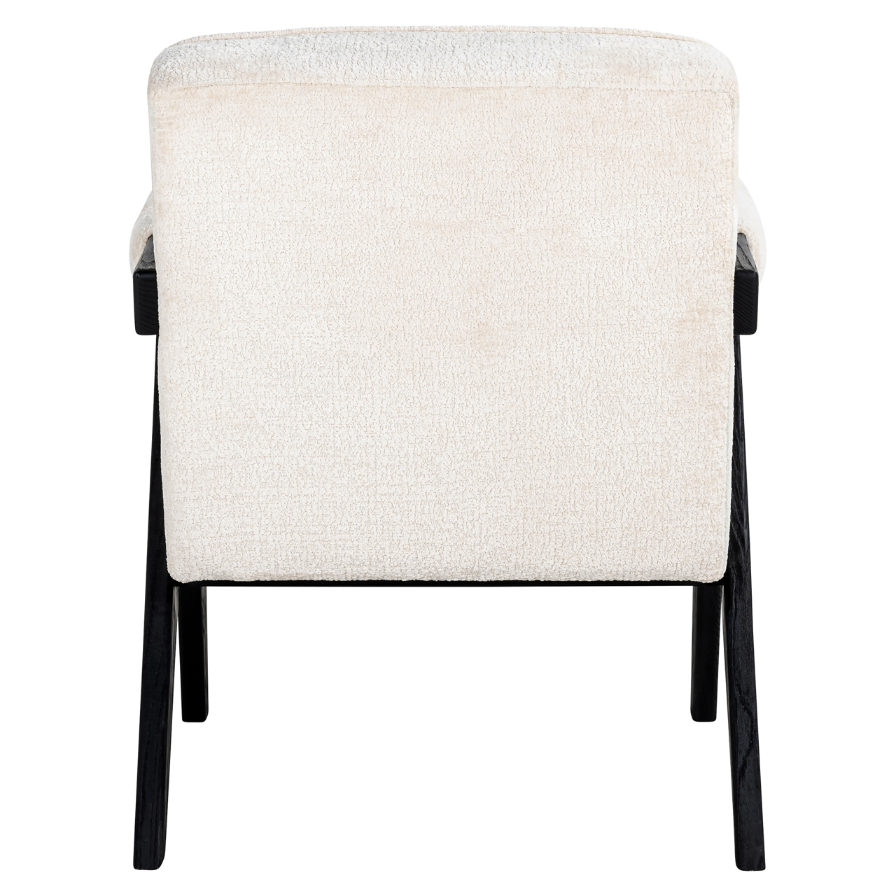 Richmond Interiors Lounge stoel Cooper white chenille