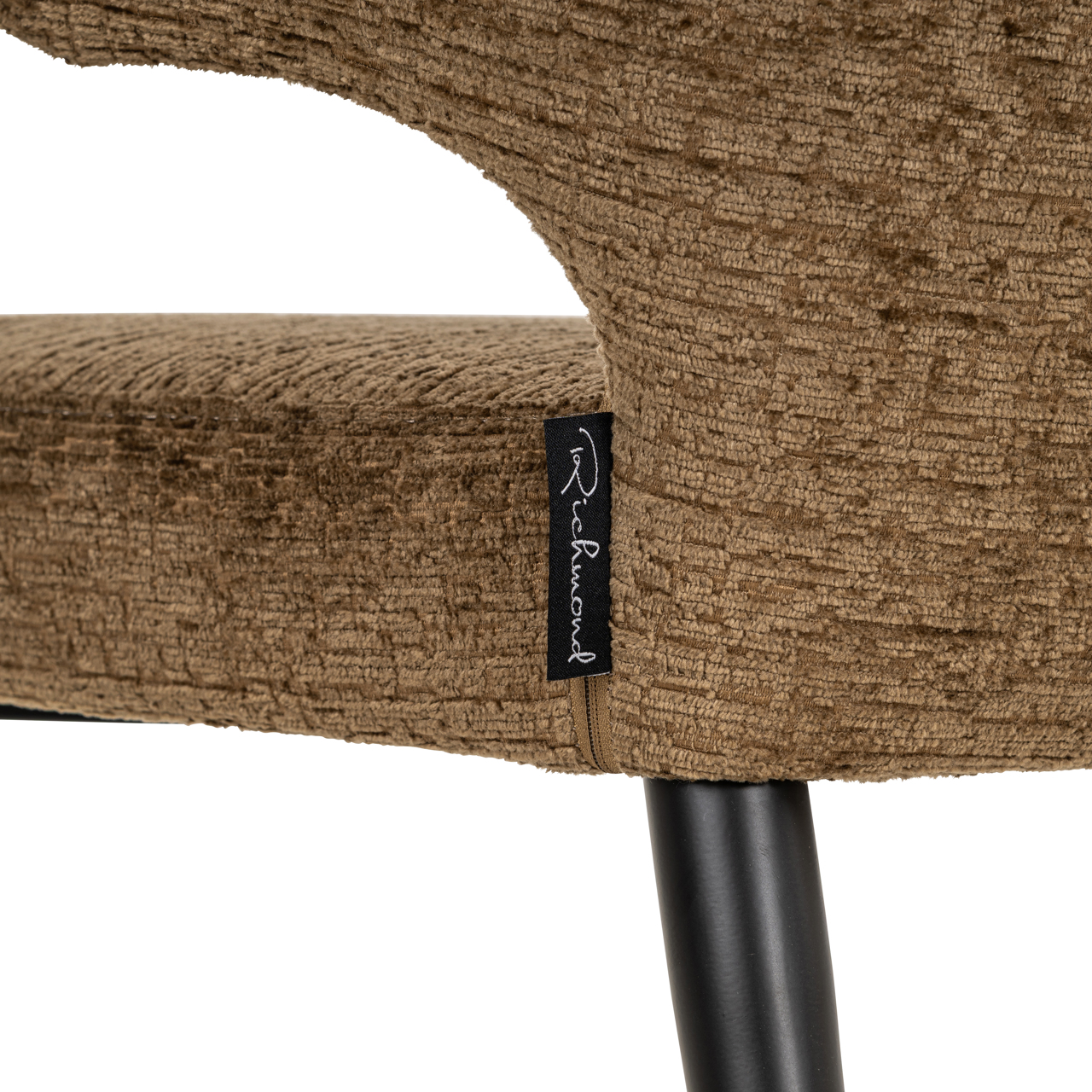Richmond Interiors Eetkamerstoel Taylor brandy fusion fire retardant