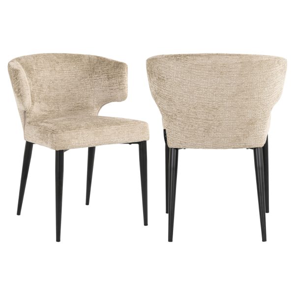 Richmond Interiors Eetkamerstoel Taylor desert fusion fire retardant