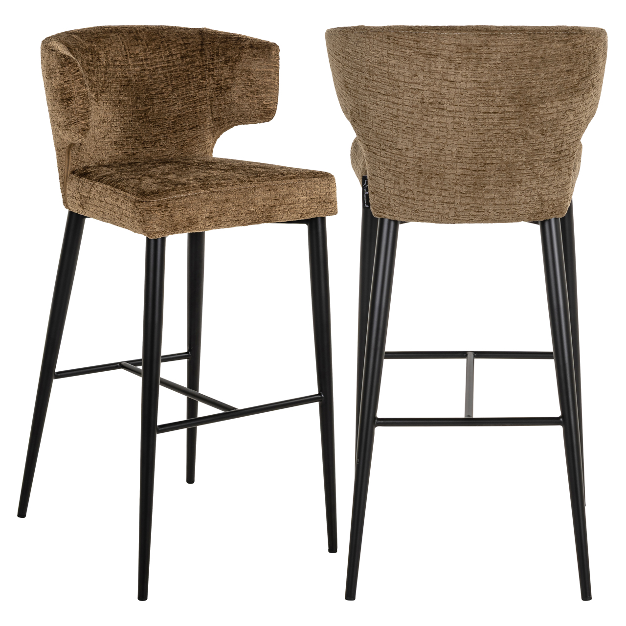 Richmond Interiors Barstoel Taylor brandy fusion fire retardant