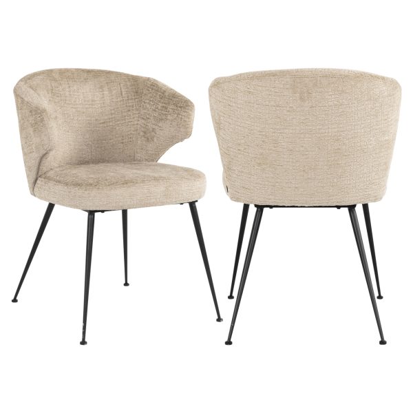 Richmond Interiors Eetkamerstoel Xandra desert fusion fire retardant