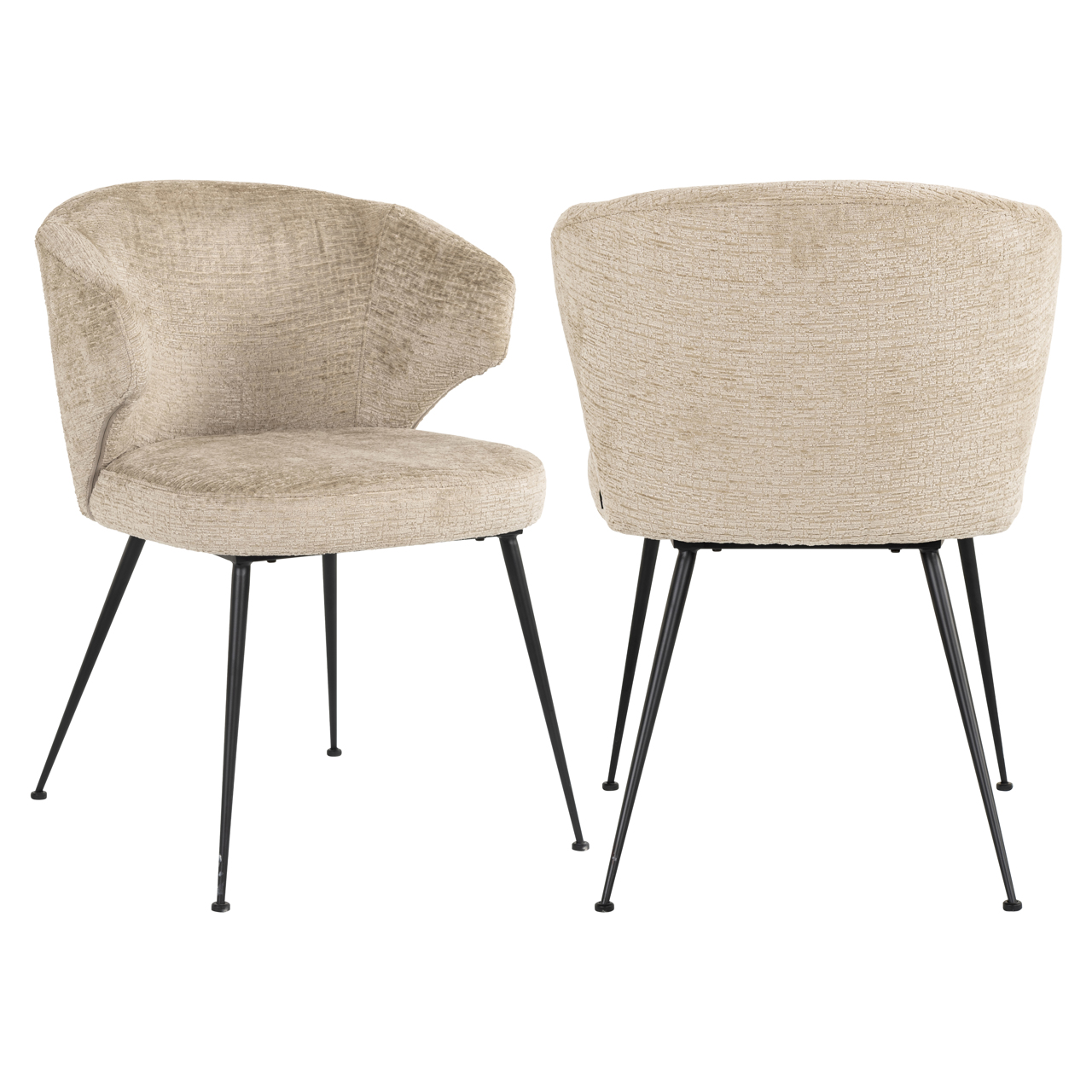 Richmond Interiors Eetkamerstoel Xandra desert fusion fire retardant