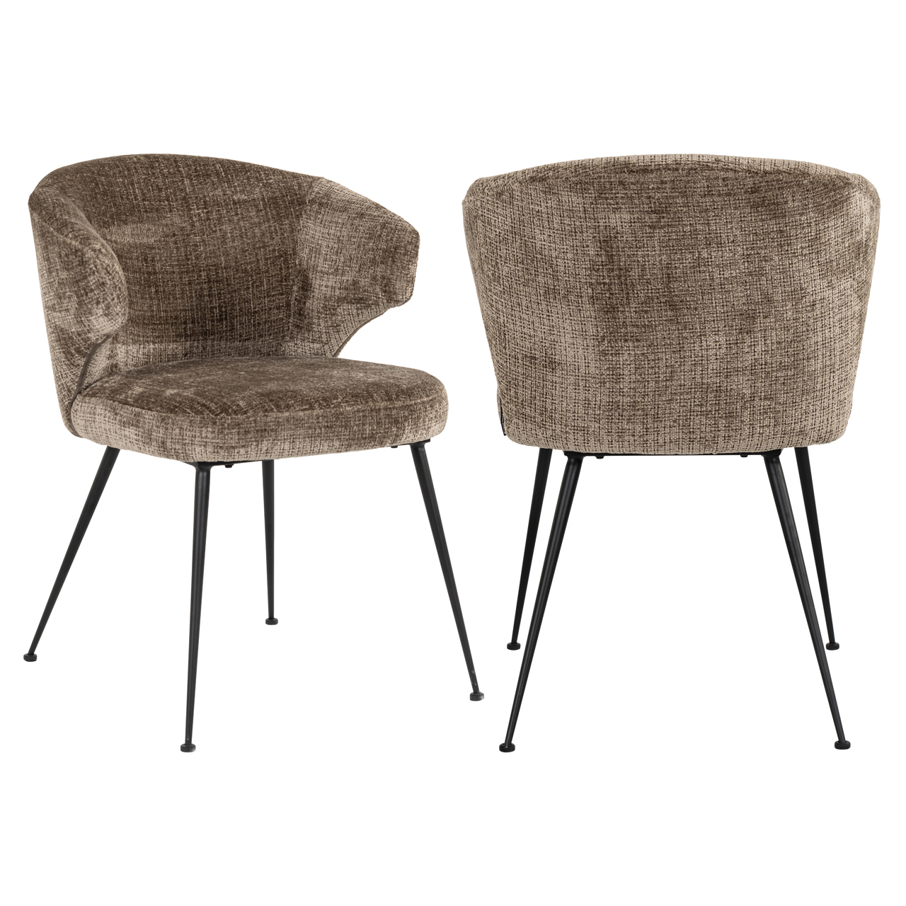 Richmond Interiors Eetkamerstoel Xandra niagara stone fire retardant