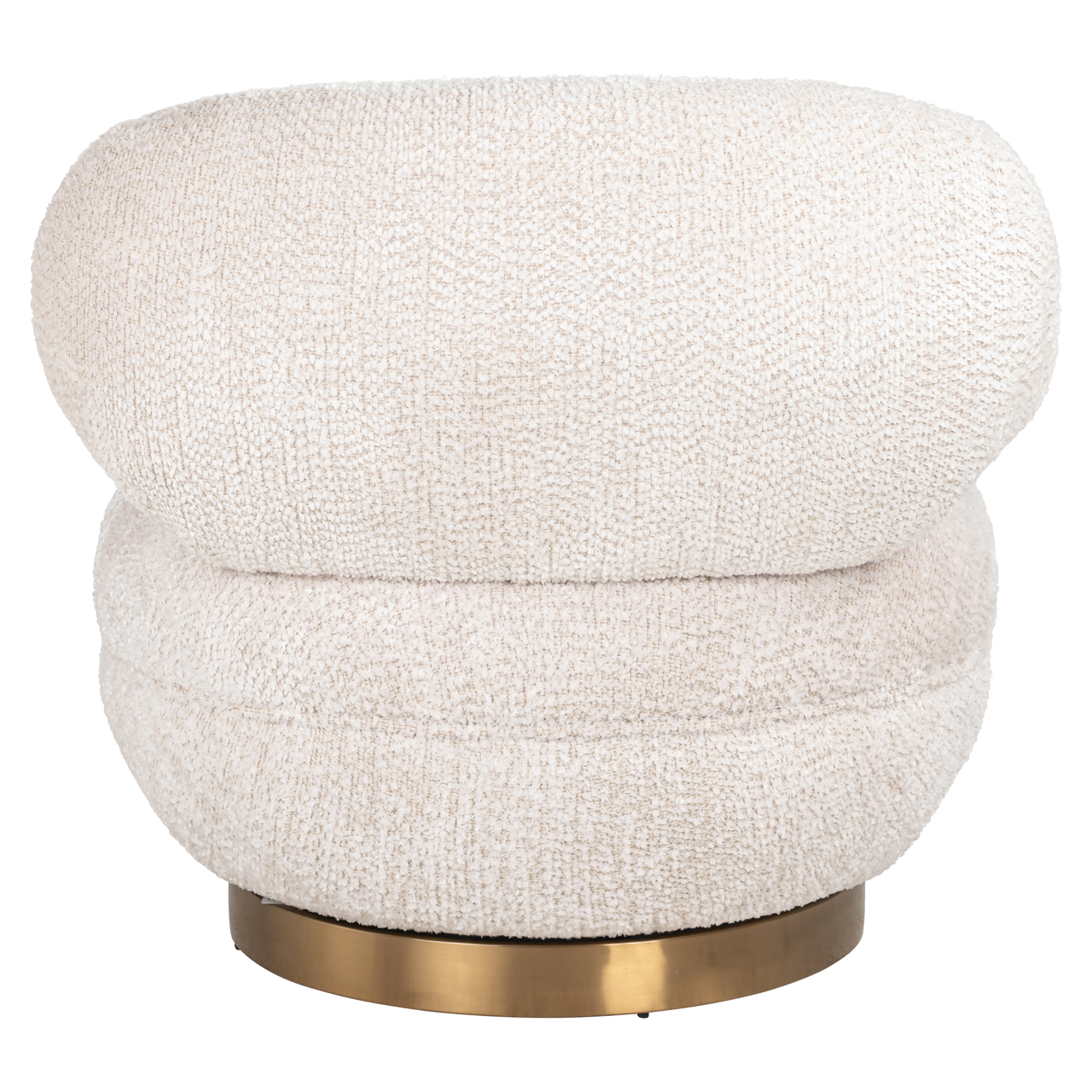 Richmond Interiors Lounge stoel Jace lovely cream swivel