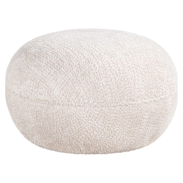 Richmond Interiors Poef & Voetenbank Jace lovely cream