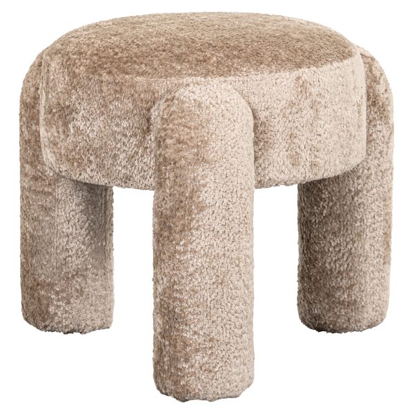 Richmond Interiors Poef & Voetenbank Holly sheep natural