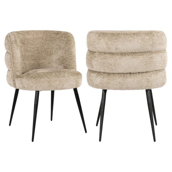 Richmond Interiors Eetkamerstoel Stella desert fusion fire retardant