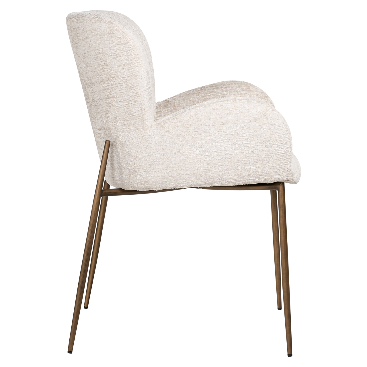 Richmond Interiors Eetkamerstoel Amber cream fusion fire retardant