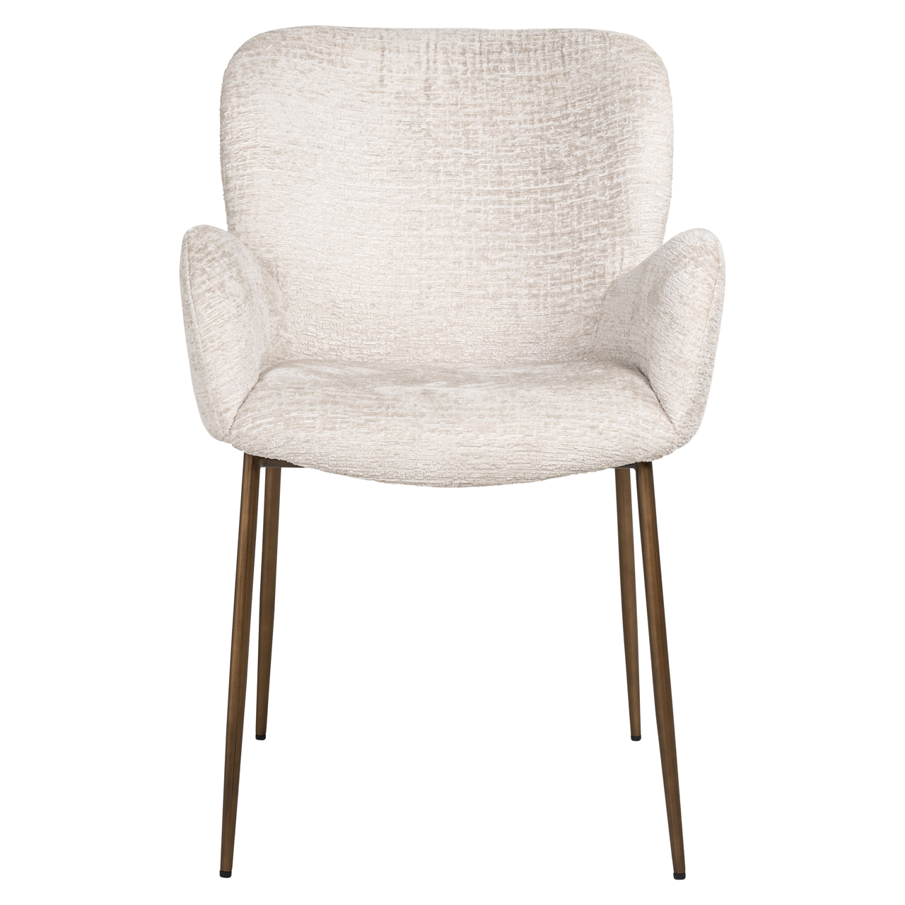 Richmond Interiors Eetkamerstoel Amber cream fusion fire retardant
