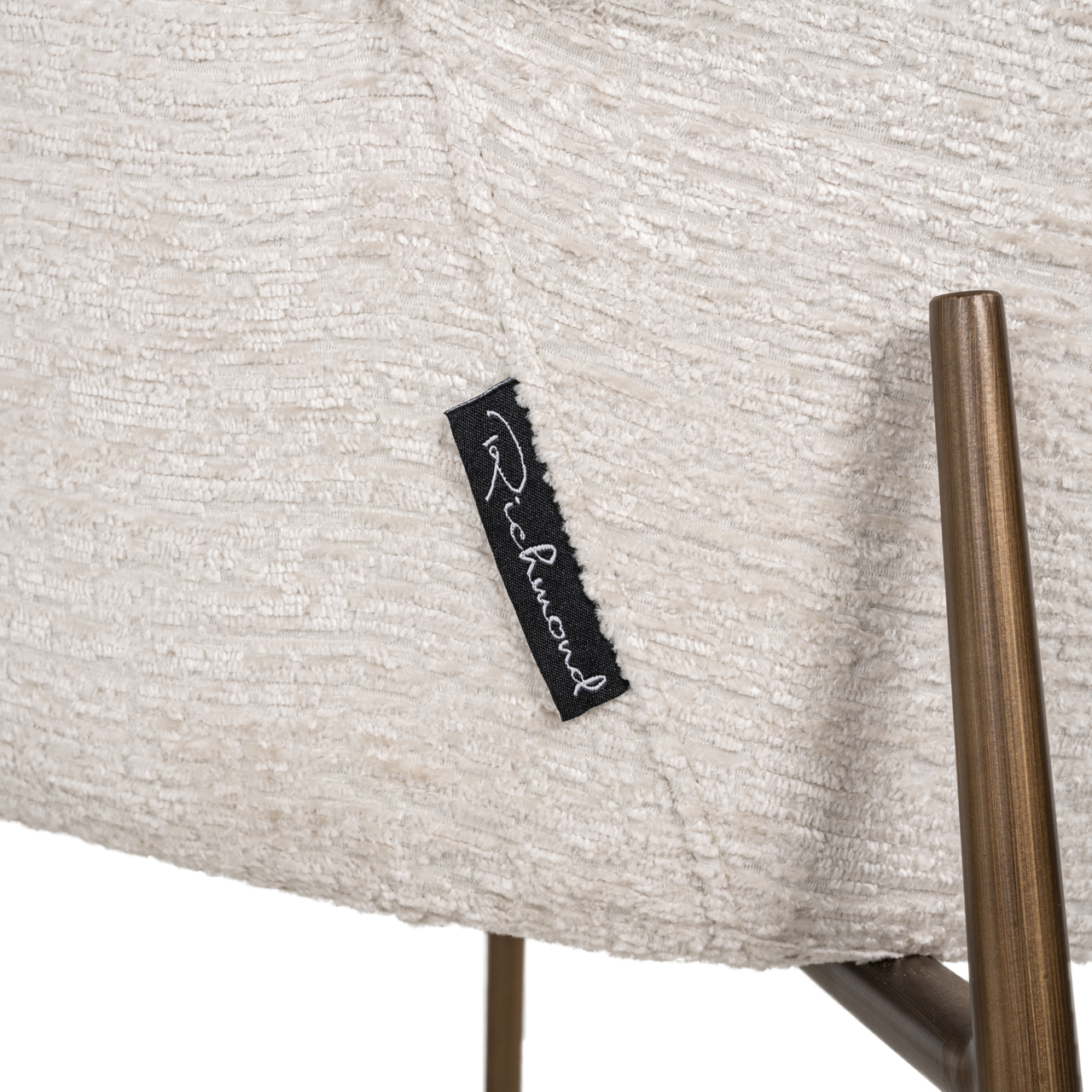 Richmond Interiors Eetkamerstoel Amber cream fusion fire retardant