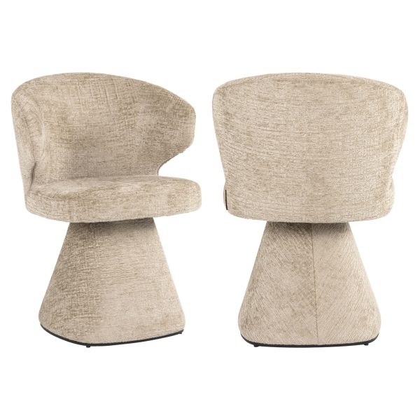 Richmond Interiors Eetkamerstoel Gatsbi desert fusion fire retardant