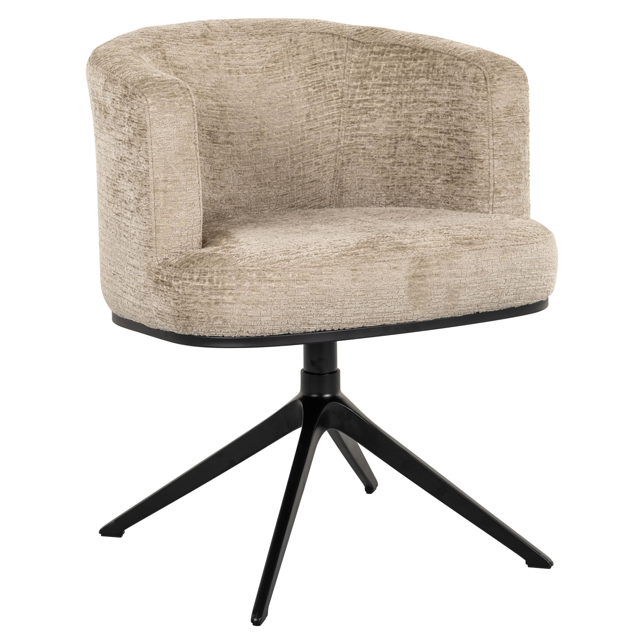 Richmond Interiors Eetkamerstoel Cheyenne desert fusion swivel fire retardant