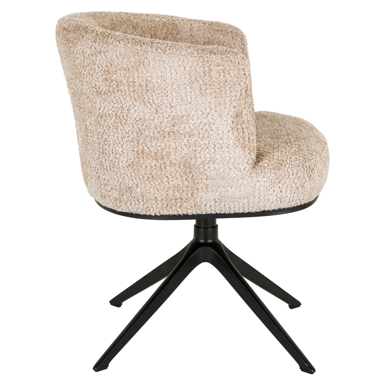 Richmond Interiors Eetkamerstoel Cheyenne lovely beige swivel