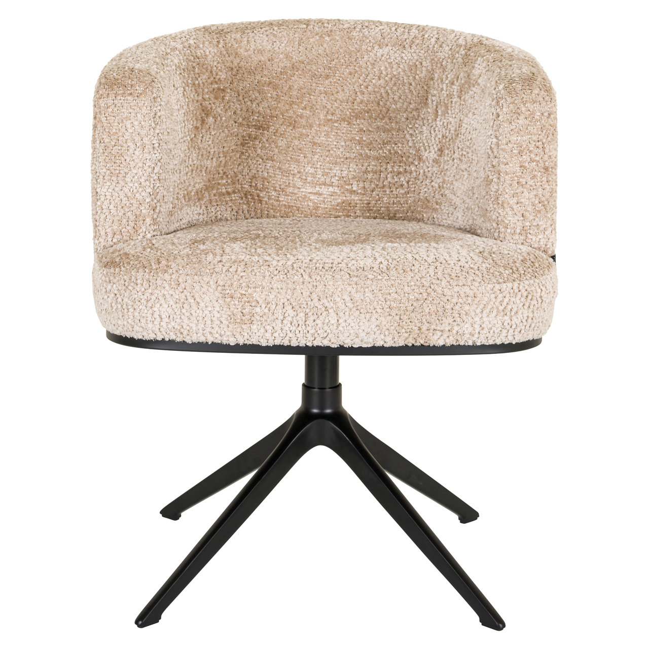 Richmond Interiors Eetkamerstoel Cheyenne lovely beige swivel