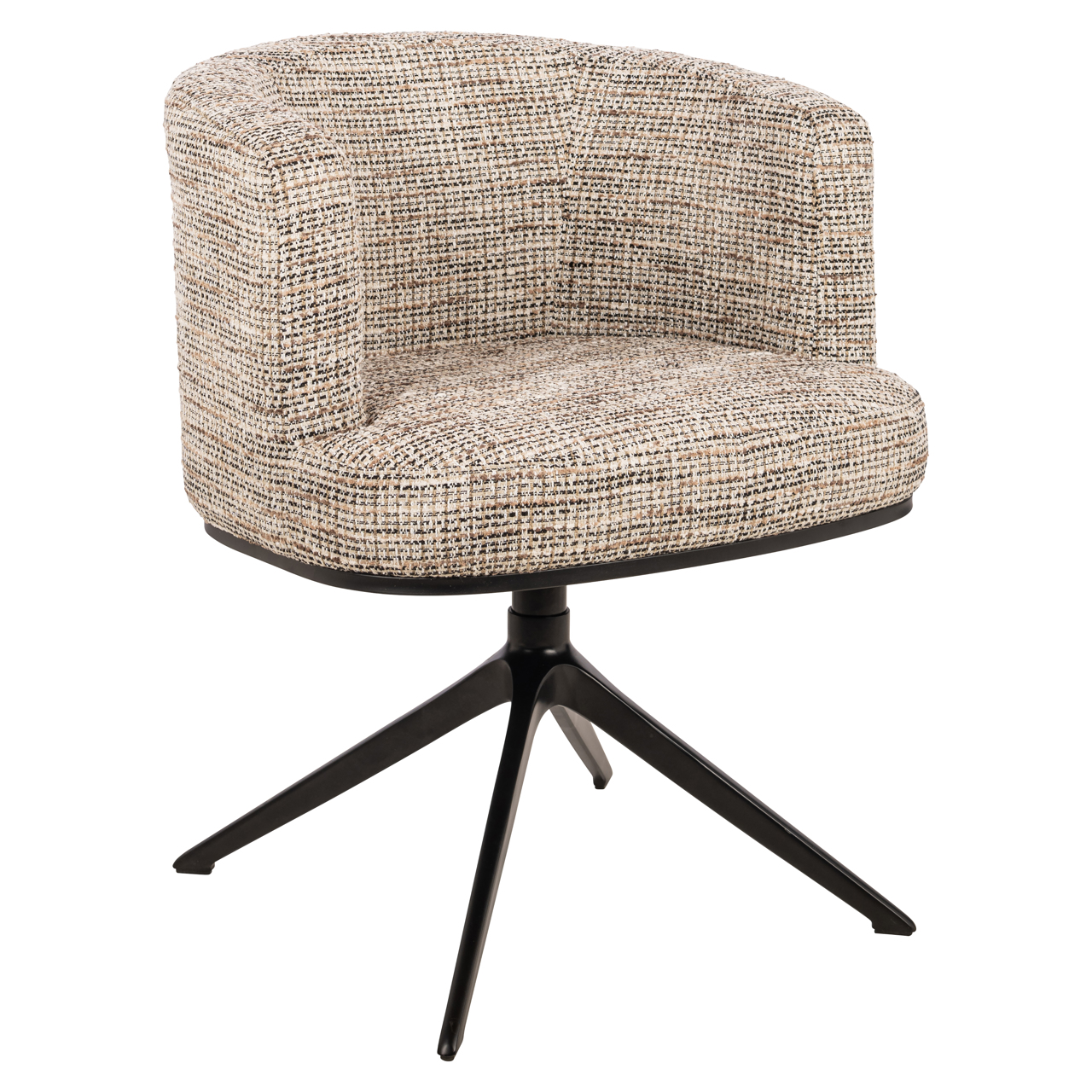 Richmond Interiors Eetkamerstoel Cheyenne trendy nature swivel