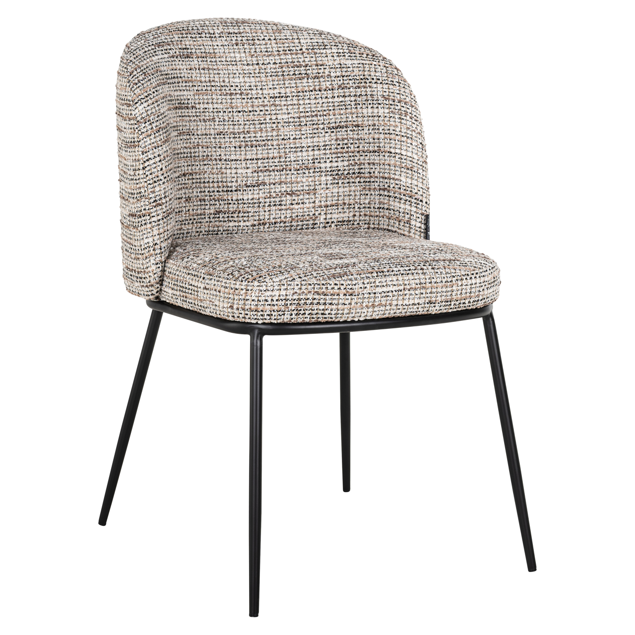 Richmond Interiors Eetkamerstoel Elvi trendy nature fire retardant (Set of 2)