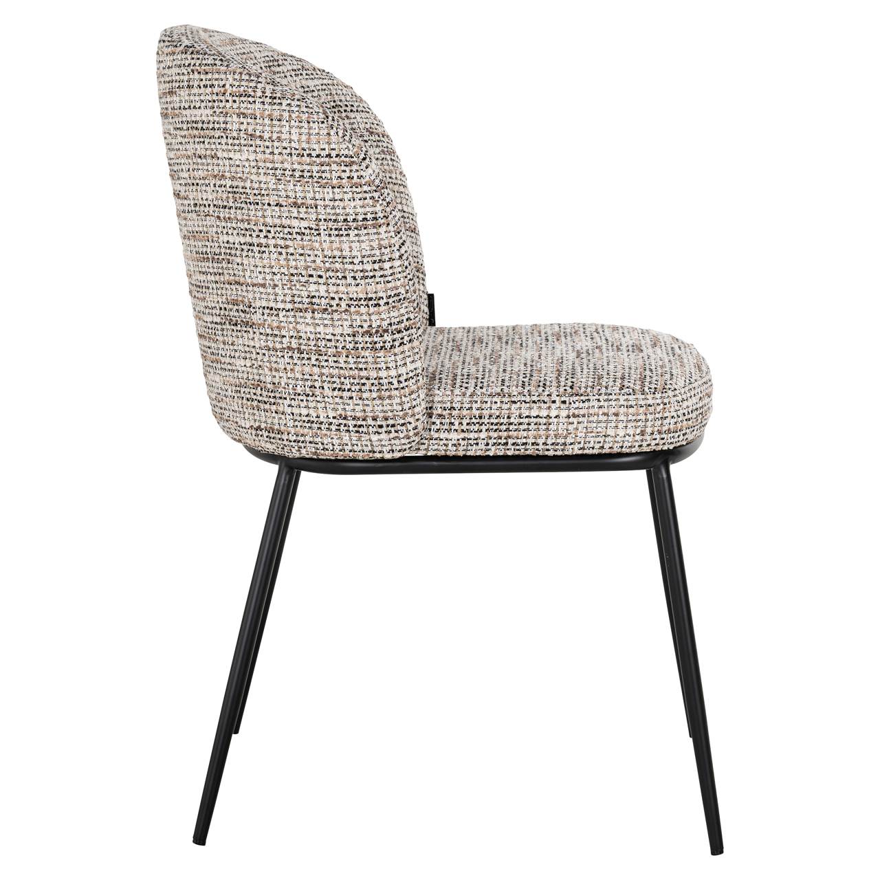 Richmond Interiors Eetkamerstoel Elvi trendy nature fire retardant (Set of 2)