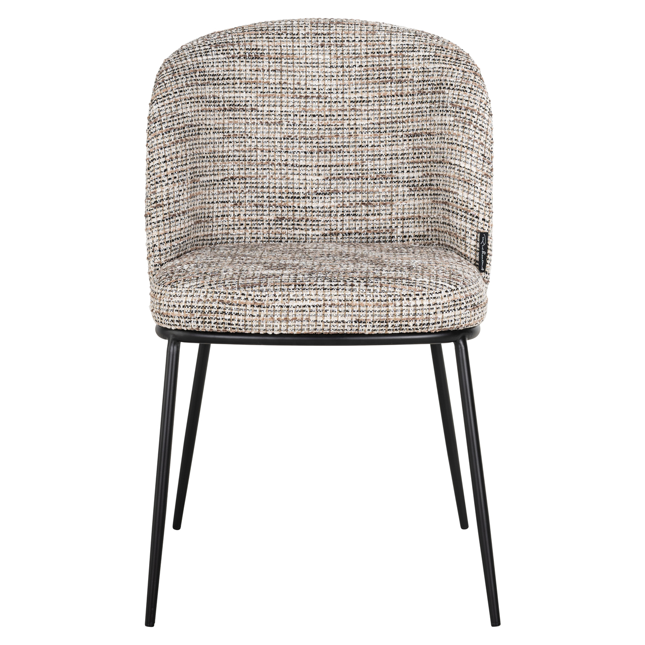 Richmond Interiors Eetkamerstoel Elvi trendy nature fire retardant (Set of 2)