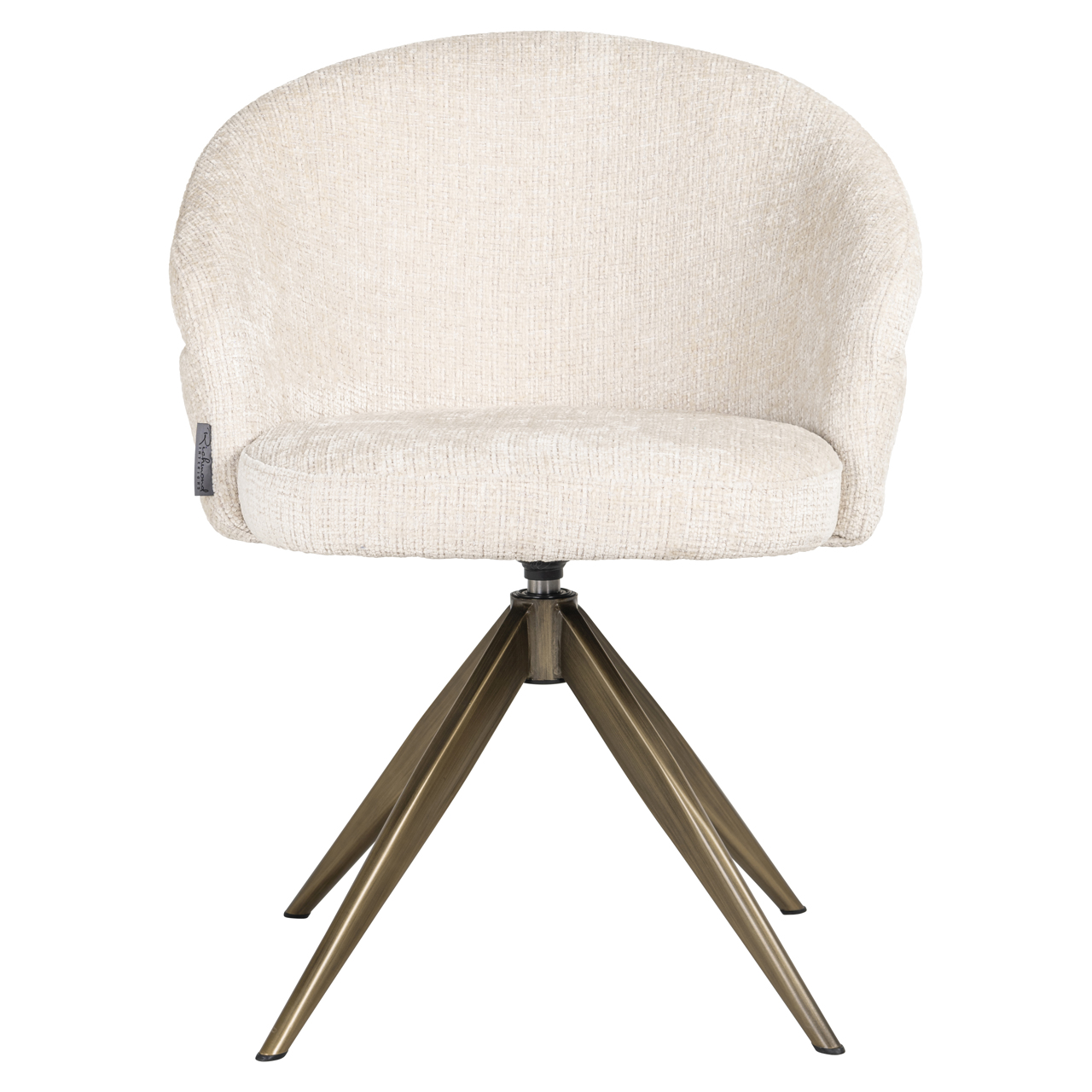 Richmond Interiors Eetkamerstoel Zendaya niagara beige swivel