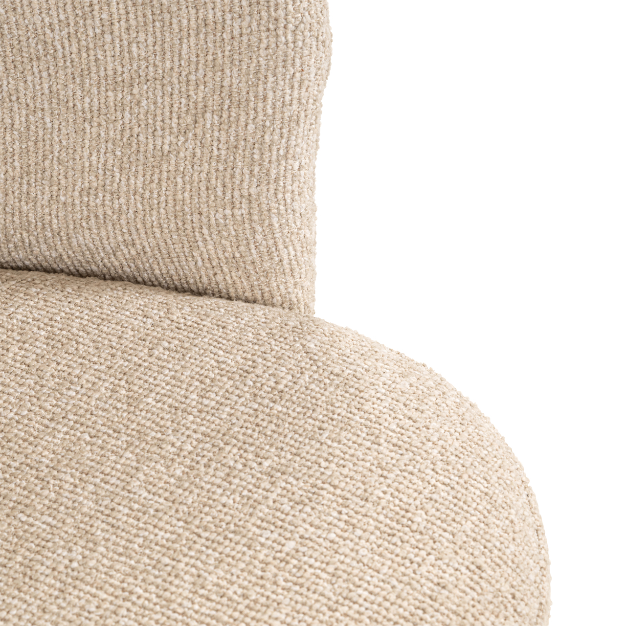 Richmond Interiors Eetkamerstoel Zendaya biscotti swivel fire retardant