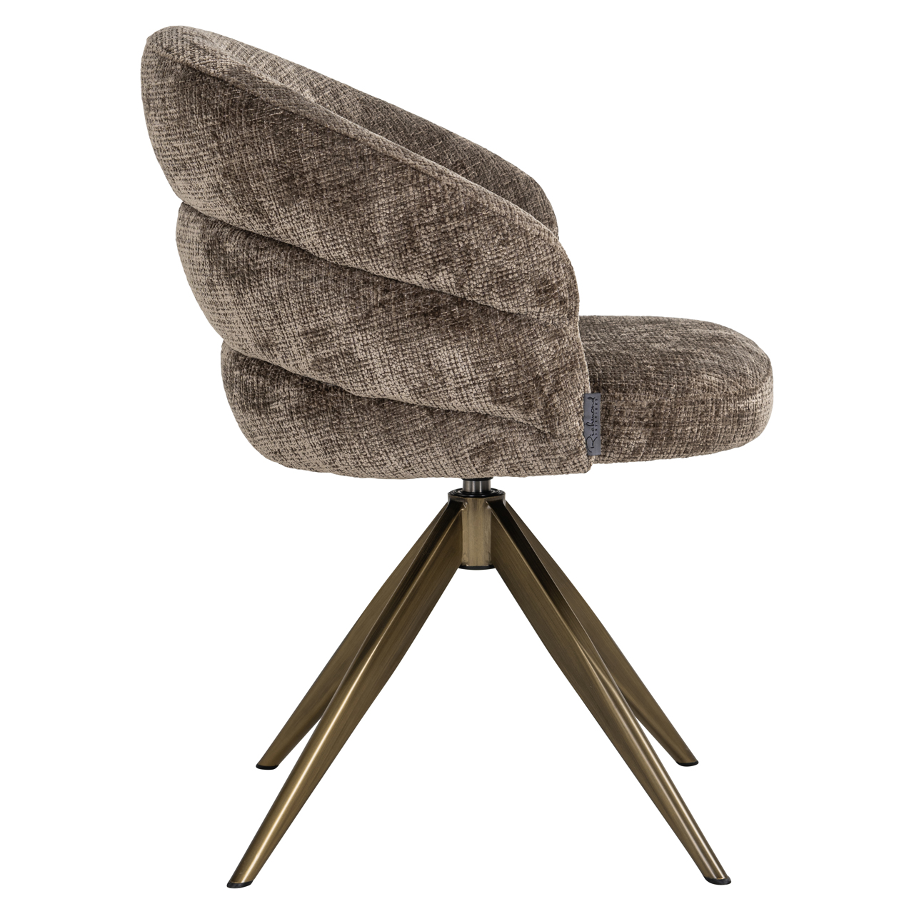 Richmond Interiors Eetkamerstoel Zendaya niagara stone swivel