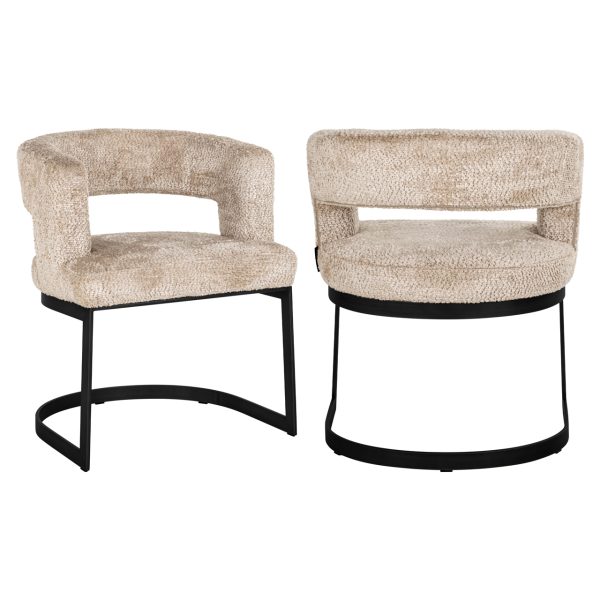 Richmond Interiors Eetkamerstoel Ellis lovely beige