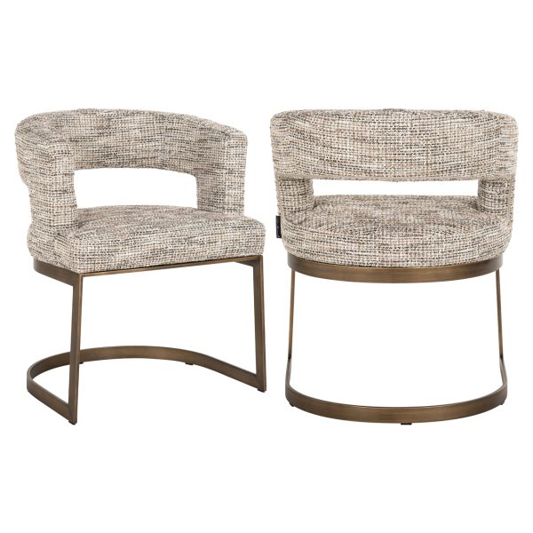 Richmond Interiors Eetkamerstoel Ellis trendy nature