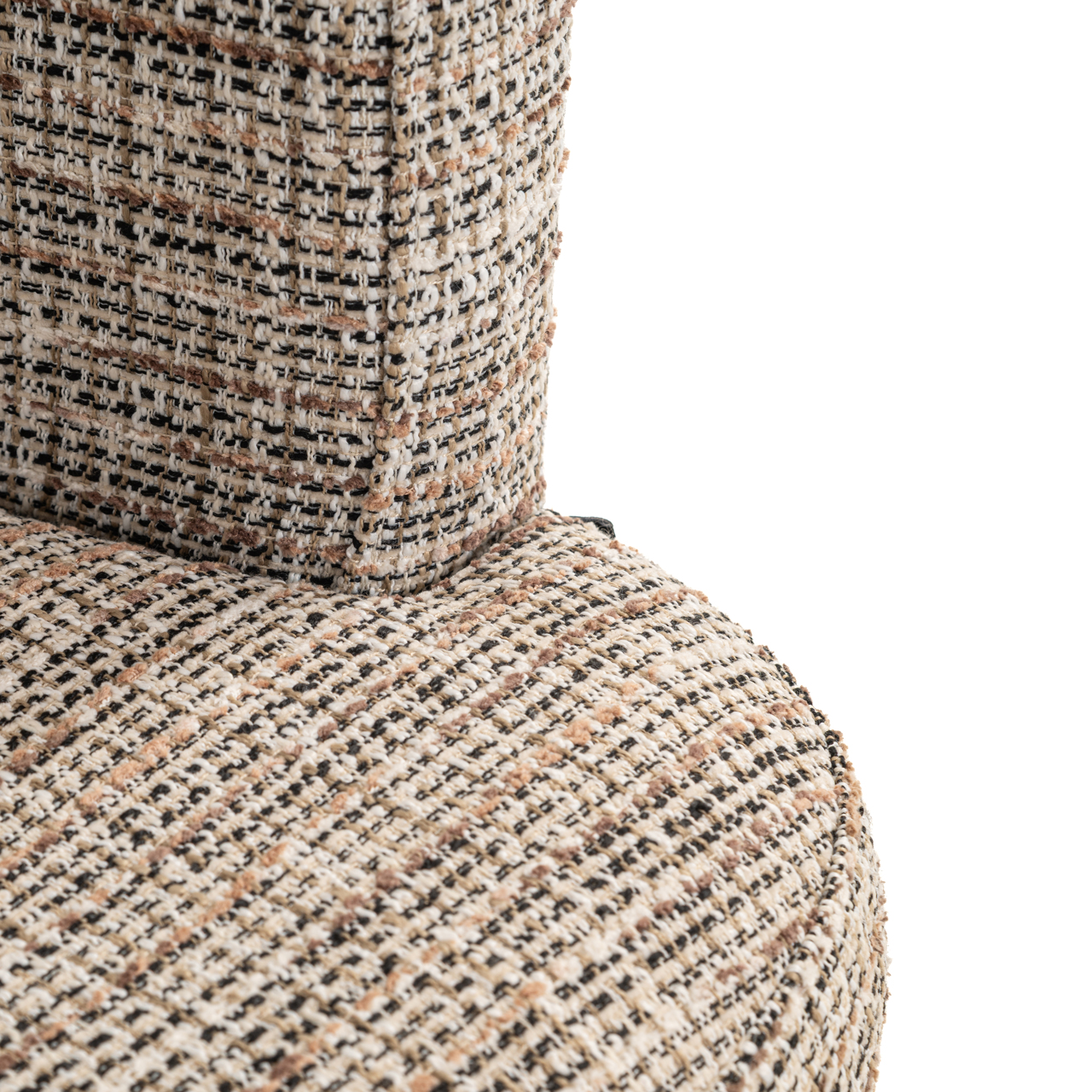 Richmond Interiors Eetkamerstoel Rochenne trendy nature swivel on wheels
