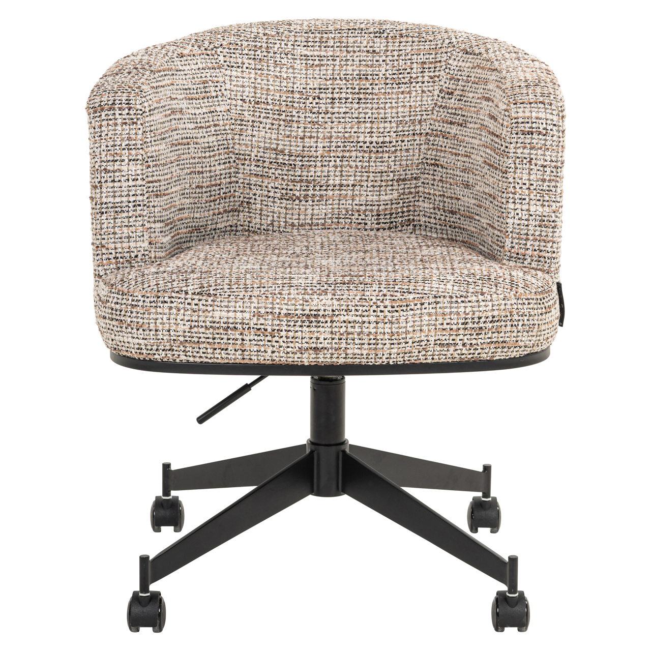 Richmond Interiors Eetkamerstoel Rochenne trendy nature swivel on wheels