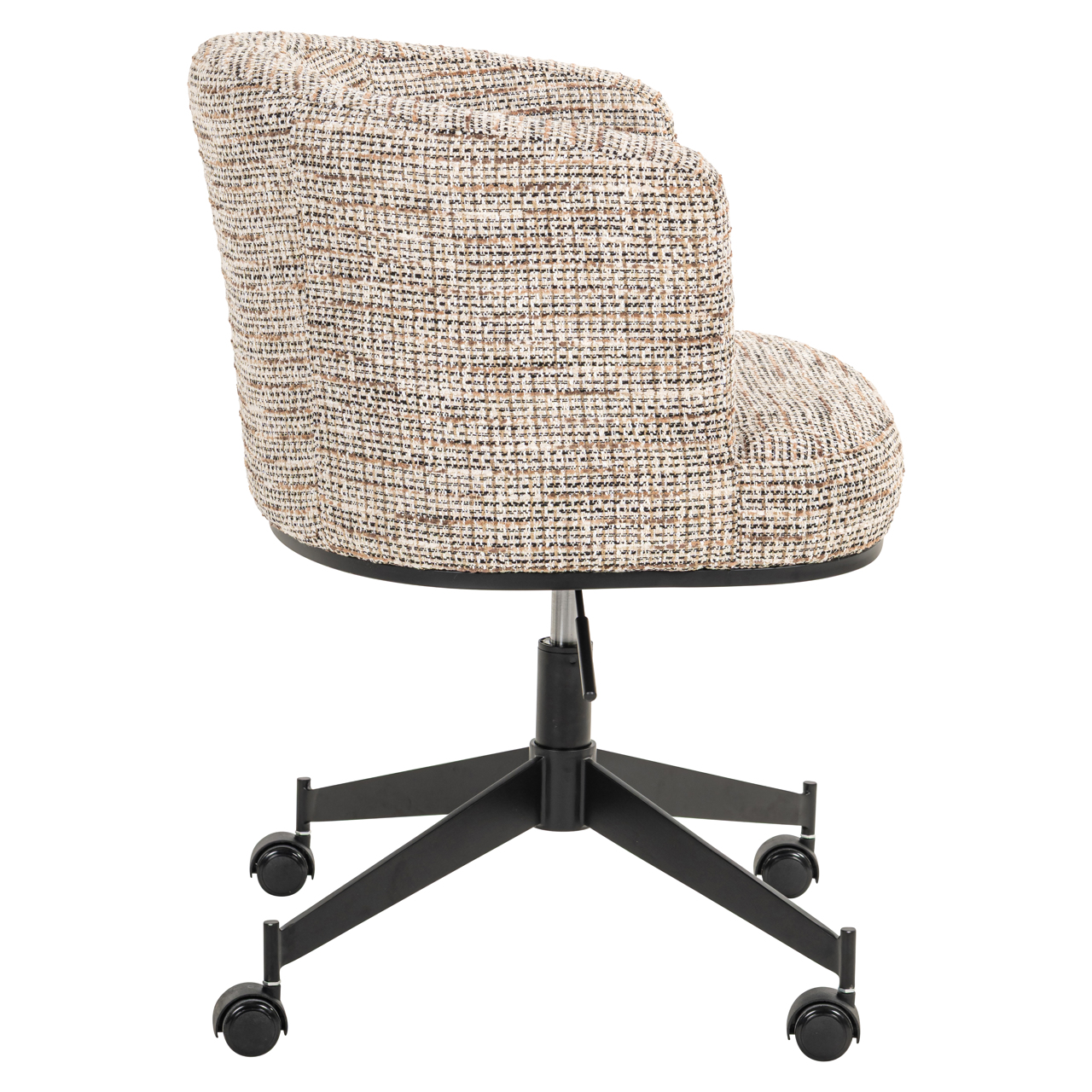 Richmond Interiors Eetkamerstoel Rochenne trendy nature swivel on wheels
