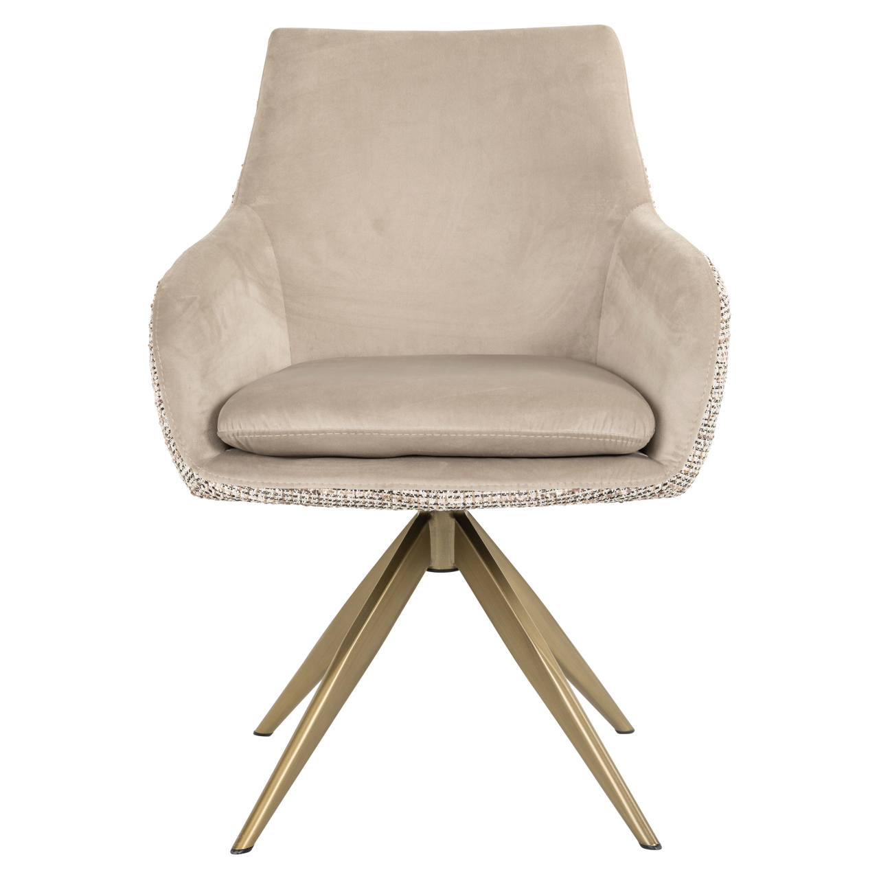 Richmond Interiors Eetkamerstoel Lisonne trendy nature swivel