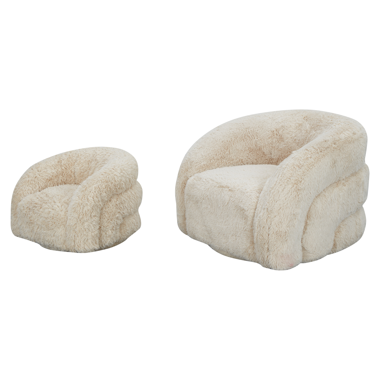 Richmond Interiors Lounge stoel Lenny yakety sand swivel kids