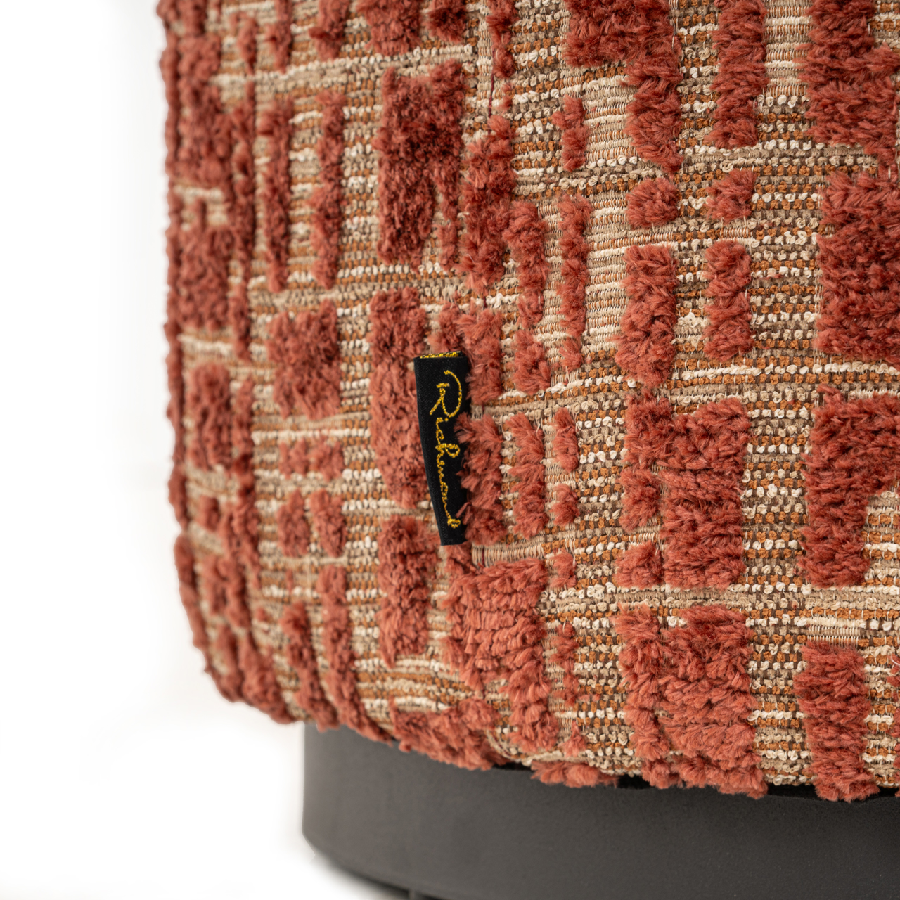 Richmond Interiors Poef & Voetenbank Lexie terra 45Ø
