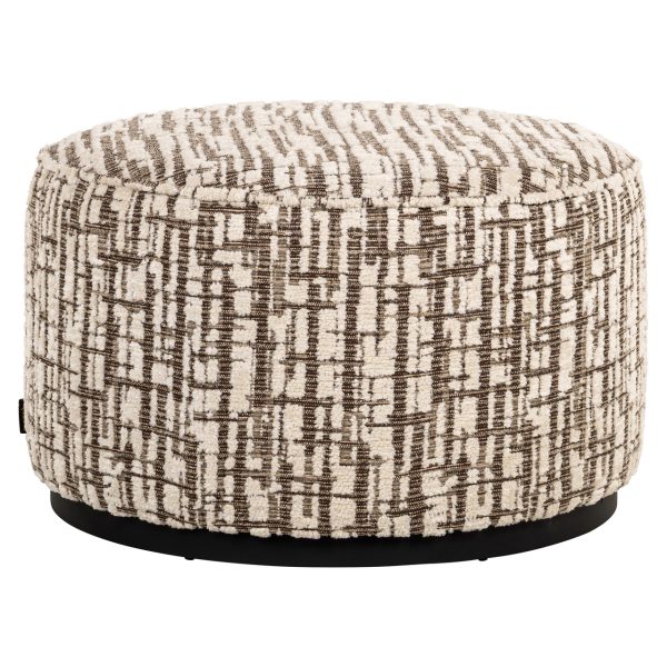 Richmond Interiors Poef & Voetenbank Lexie cream 70Ø