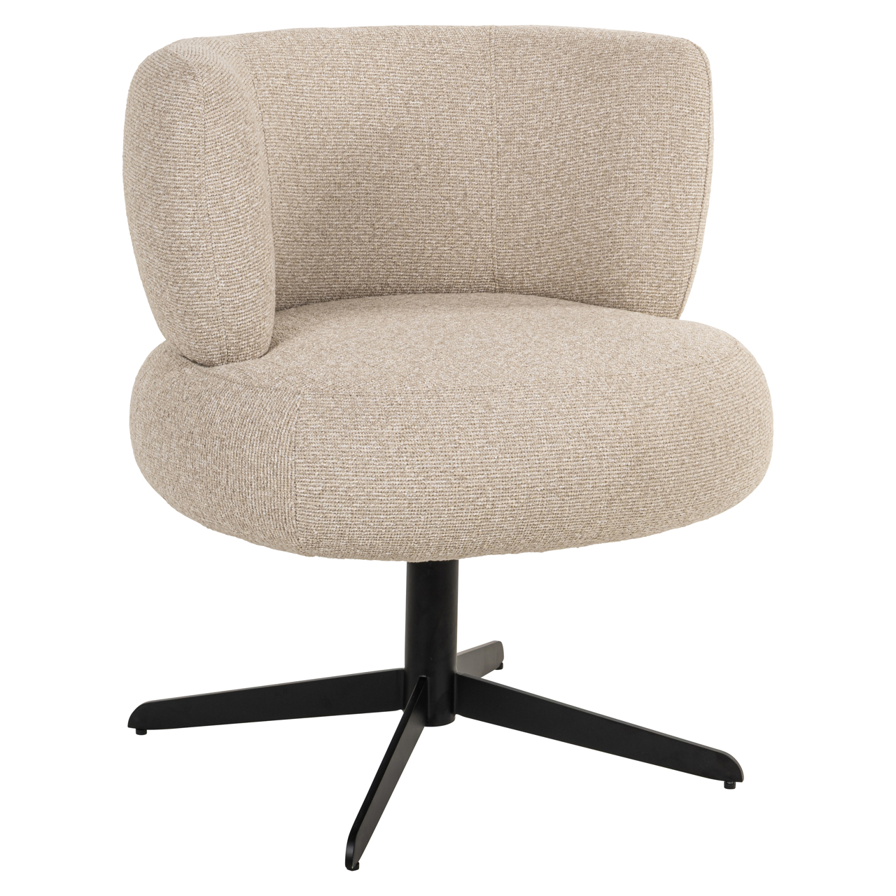 Richmond Interiors Eetkamerstoel Alexis biscotti swivel